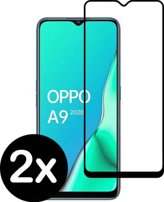 Zdjęcie produktu dla Smartphonica Pełna szklana osłona ekranu do Oppo A9 2020 wykonana ze szkła hartowanego z zaokrąglonymi rogami - 2 sztuki