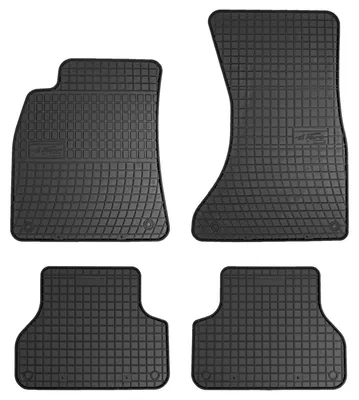 Produktbild von Gummi-Fußmatten für Audi A5 F5 2016-2024 (Coupé) – 4-tlg, Schwarz, passgenau