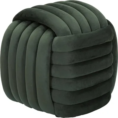 Produktbild von Pouf Bozzente, Mehrzwecksessel, Nachttisch, Hockerhocker, 45x45 h45 cm, Grün