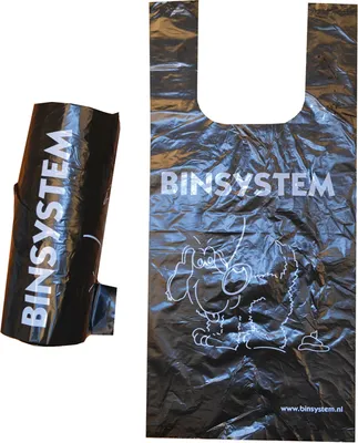 BINsystem Plastiktüten Schwarz VB 712519