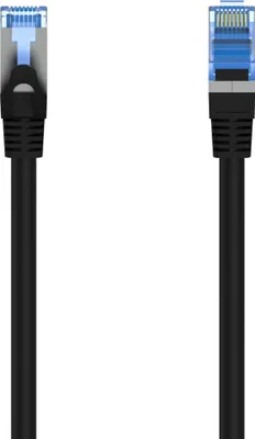 Image de Hama 00300006 Netzwerkkabel Schwarz 1,5 m Cat6a S/FTP (S-STP) (00300006)