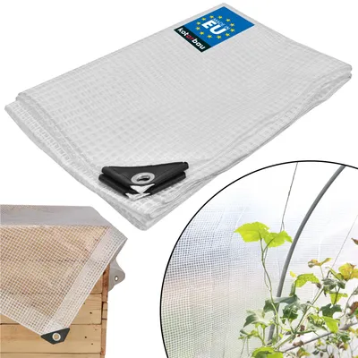 Immagine prodotto di KOTARBAU® Telo Impermeabile Esterno Polietilene 2 x 3 m Trasparente Telo Occhiellato Telone Campeggio Copertura Esterna Telone da Giardino, productTiles.product.images.aiGenerated