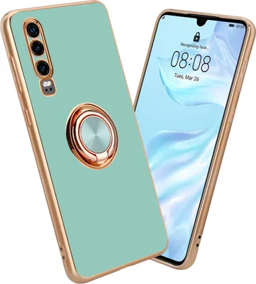 Obrázok produktu pre Cadorabo Ochranné puzdro pre Huawei P30 Case in Turquoise Case Cover Camera Protector Magnetic Car Mount