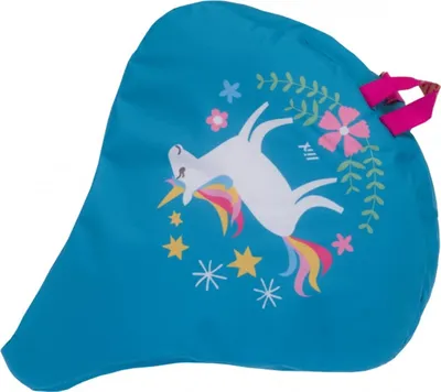 Produktbild von Liix Sattelbezug Saddle Cover , Happy Unicorn Blau