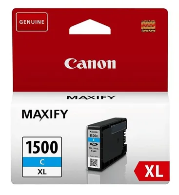 Zdjęcie produktu dla Canon PGI-1500XL C, Wysoka (XL) wydajność, Cyjan, 12 ml