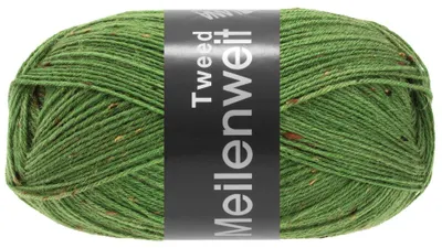 Produktbild von Lana Grossa - Meilenweit 100g Tweed 0165 grün