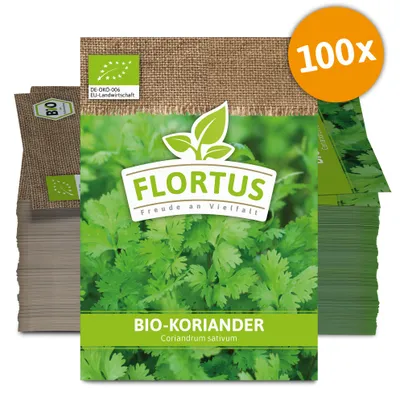 Produktbild von Koriander (100 Tütchen) | Koriandersamen von FLORTUS