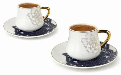 Produktbild von Espressoset Cinar CNR1033 12-teilig aus Keramik Service