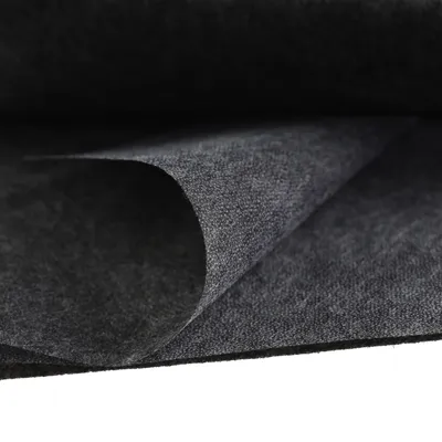 Produktbild von Vliesstoff Novoplast 0,9x1m Bügelvlies Bügeleinlage Einlagevlies aufbügelbar Versteifung Farb- + Stärkenwahl, Größe:80+18g/m2, Farbe:anthrazit