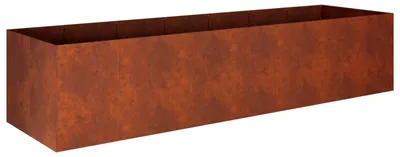 Produktbild von vidaXL Garten-Pflanzgefäß Rostoptik 280 x 80 x 60 cm Wetterfeststahl