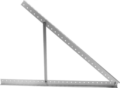 Image de Lot de 2 supports d'inclinaison réglables pour panneaux solaires de 41 pouces avec pieds repliables, 180, 200, 300, 400 et 600 W, pour toits de camping-cars et de garages
