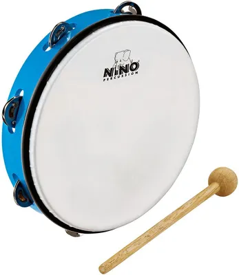 Produktbild von Nino NINO24SB Blue 10" Fellbezogenes Tambourin