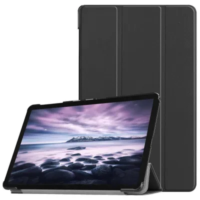 Produktbild von Samsung Galaxy Tab A 10.5 Hülle - Tri-Fold Ständer Klapphülle mit Schlaf/Wach-Funktion - Schwarz