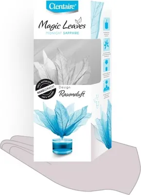 Produktbild von CLENTAIRE Magische Duftblätter Saphir 50ml Glas  | Stk