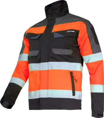 Produktbild von Warnjacke, Schwarz-Orange, "S", Ce, Lahti