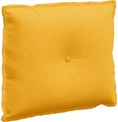 Immagine prodotto di vidaXL Cuscino posteriore giallo chiaro 60 x 50 cm in tessuto a coste