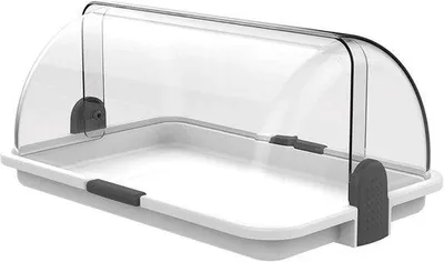 Productafbeelding van Broodtrommel en Voedselcontainer - Wit - Ideaal voor Brood en Gebak