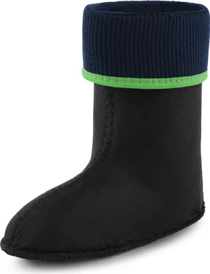 Produktbild von Ladeheid Kinder Mädchen Jungen Wärmende Stiefelsocken für Gummistiefel Innenschuh KL058 (Grün, 23 EU)