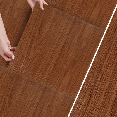 Zdjęcie produktu dla Podłoga PVC Jopassy - płytki samoprzylepne - efekt betonu - 30 cm x 30 cm x 1,5 mm - grubość 1,5 mm - kolor drewna - ok. 5 m² / 55 płytek