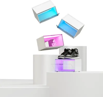 Produktbild von Nanoleaf X Fantaqi EXPO Smart LED Display Case Starter Kit (4 Pack)|16M+