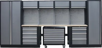 Produktbild von Kunzer Werkstattmodul 4, mit Holzarbeitsplatte WESH4