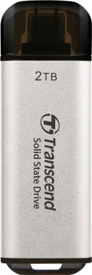 Produktbild von Transcend SSD ESD300S        2TB USB-C silver