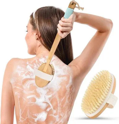 Produktbild von Trockenbürste und Körperbürste für Hautpflege und Massage