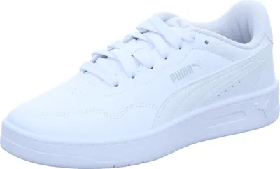 Produktbild von Puma Damen-Sneaker Court Lally Weiß-Hell-Grau, Farbe:weiß, UK Größe:51/2