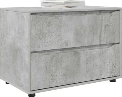 Obrázek produktu pro Úložná skříňka Betonově šedá 80 x 48 x 57 cm kompozitní dřevo