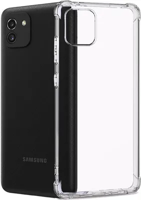 Produktbild von Samsung Galaxy A03 Anti Shock Case Transparent