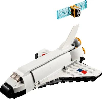 Produktbild von LEGO 31134 Creator 3in1 Spaceshuttle Spielzeug zum Astronauten zum Raumschiff, Konstruktionsspielzeug für Kinder, Jungen, Mädchen ab 6 Jahren, kreative Geschenkidee