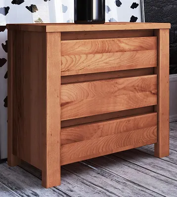 Produktbild von Nachtkommode Tasman 07 Kernbuche massiv geölt - Abmessungen: 51 x 51 x 30 cm (H x B x T)