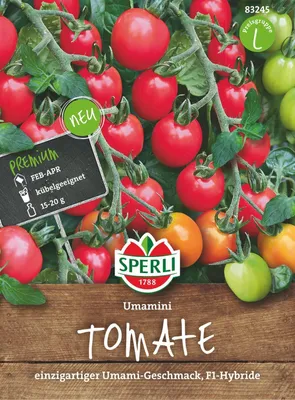 Produktbild von SPERLI Tomatensamen Umamini F1 Solanum lycopersicum 5 Pflanzen