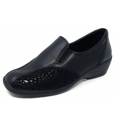 Produktbild von Aco Olga 54 Damenschuhe Halbschuhe Slipper Schwarz Freizeit, Schuhgröße:41 EU