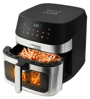 Productafbeelding van Esperanza EKA005 Friteuse, 8 liter, 1600W, roestvrij staal, vetvrij