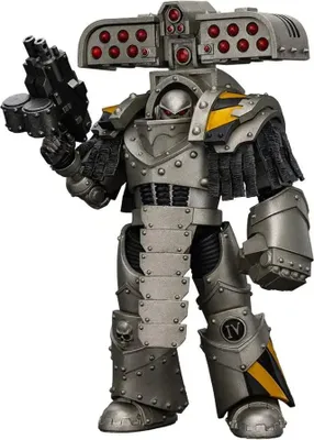 Obrázok produktu pre Warhammer The Horus Heresy Actionfigur 1/18 lron Warriors Tyrant Siege Master Terminator s raketometom 14 cm