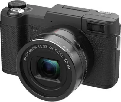 Obrázek produktu pro INF 48MP Digitální Bezzrcadlový Fotoaparát s 5x Optickým Zoomem - Černý, 4K Záznam