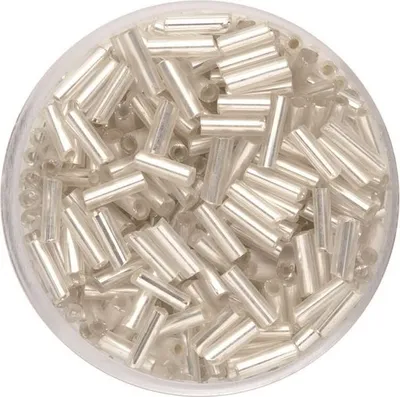 Produktbild von Glorex Stifte Silbereinzug 6 mm 17 g, transparent
