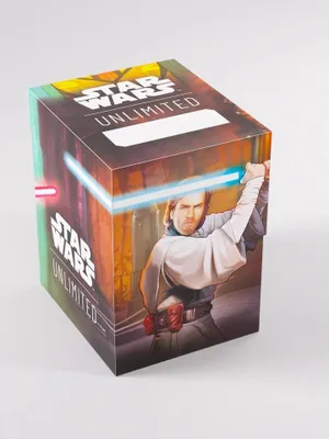 Zdjęcie produktu dla Pudełko na karty Gamegenic - Star Wars: Unlimited Soft Crate Obi-Wan/Darth Maul