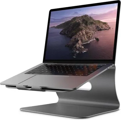 Obrázek produktu pro Ergonomický stojan na notebook, stříbrný, 15,6 palců