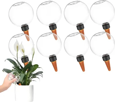 Produktbild von 8 Stück Automatische Bewässerungskugeln – Selbstbewässerung für Zimmerpflanzen groß