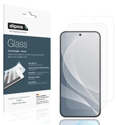 Image de 2x Protection ecrán pour Xiaomi Redmi K90 Ultra mat Verre souple Film Protecteur 9H dipos