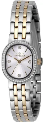 Produktbild von Invicta Angel 48136 Damen Uhr - Quartz Bewegung - Edelstahl mit silbernem Zifferblatt - 20 mm
