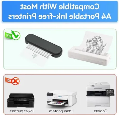5 Rollen A4 Thermopapier, BPA-frei, geeignet für tragbare Drucker, schnelltrocknend, 210 mm x 7 m, ideal für Fotoausdrucke