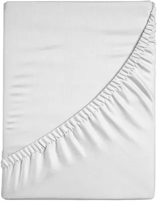 Imagen del producto de Funda de edredón individual, 100% algodón, 90x200 cm, con una altura de 30 cm en las esquinas, para colchones