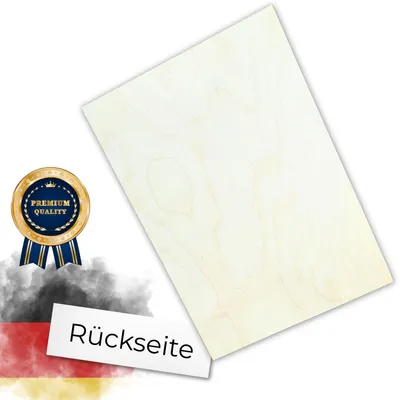 Immagine prodotto di Compensato di betulla 3 mm - Pannelli in legno di alta qualità per taglio laser, incisione, bricolage, superficie liscia, ideali per modellismo, pirografia e progetti fai da te - di Genisys, dimensioni: 30 x 30 cm 15x