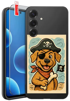 Productafbeelding van Beschermhoezen voor de Samsung A27 5G – Designs | Mat siliconen hoesje + 9H-glas