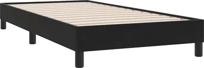 Produktbild von Bettgestell ohne Matratze Schwarz 80x220 cm Samt