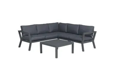 Produktbild von Garden Impressions Colorado Loungeset 3-tlg. - carbon black/reflex black
