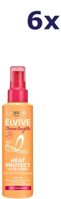 Immagine prodotto di 6 flaconi da 150 ml di L'Oréal Elvive Spray Termoprotettore "Dream Lengths"